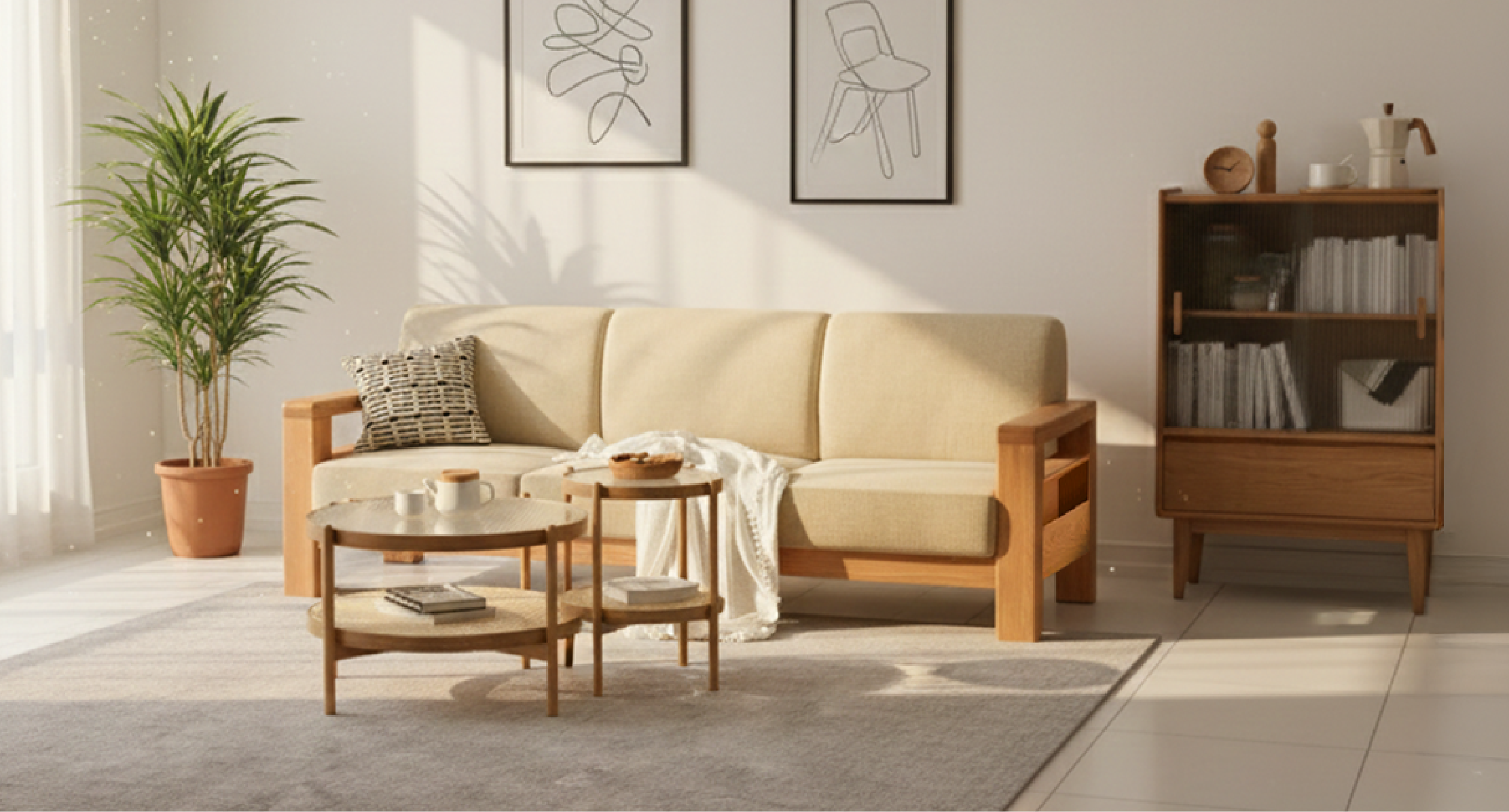 現代客廳家具佈置建議：考慮居家辦公與寵物需求的沙發動線規劃