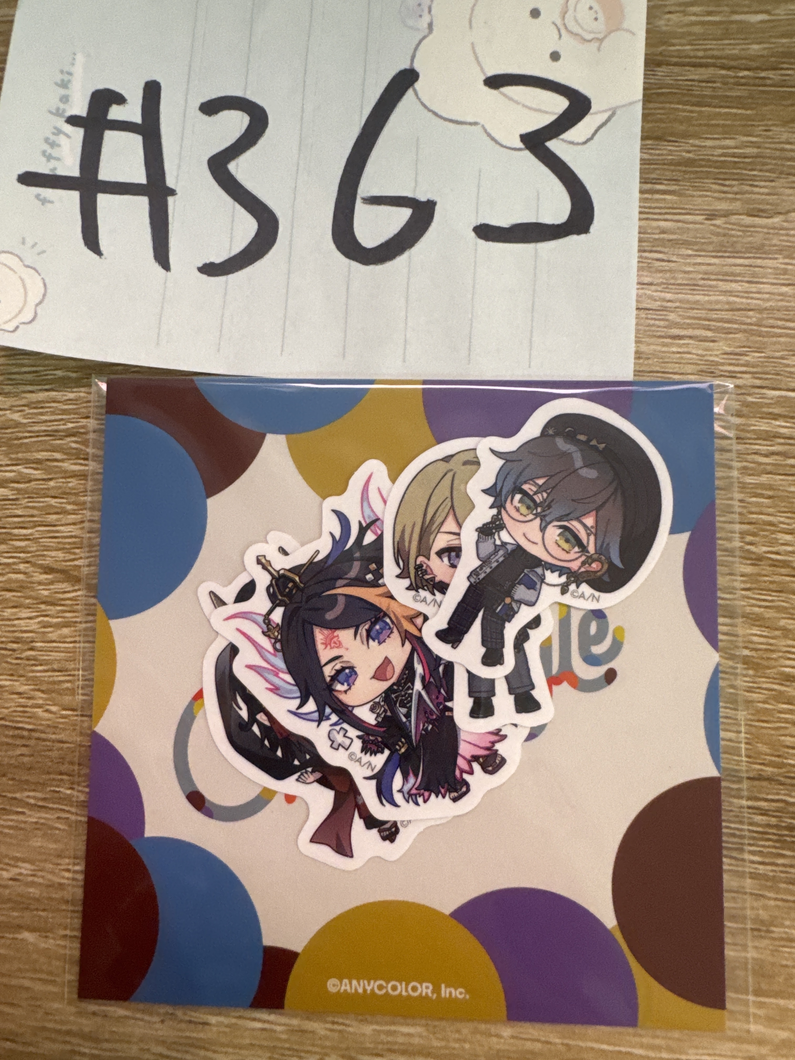 彩虹社 LUXIEM 貼紙 SET#363