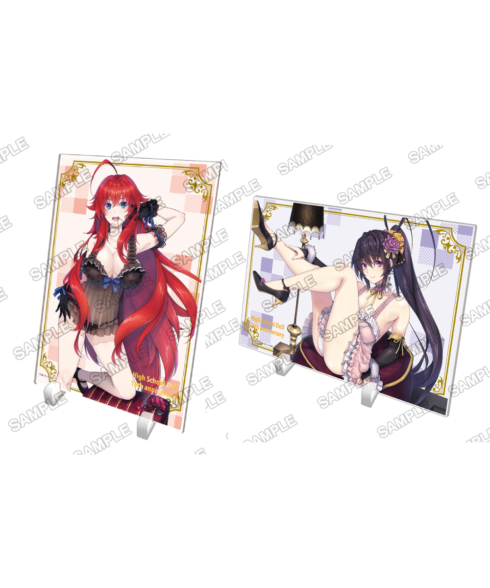 預購-【再販】『惡魔高校D×D』15th anniversary 燙金A5壓克力桌繪 系列【日本進口精品】