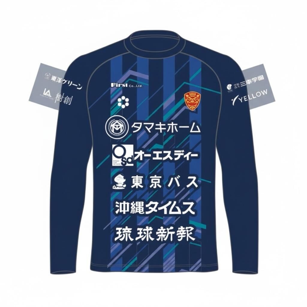 2026 FC RYUKYU TRAINING SHIRT (L/S ) (NAVY)