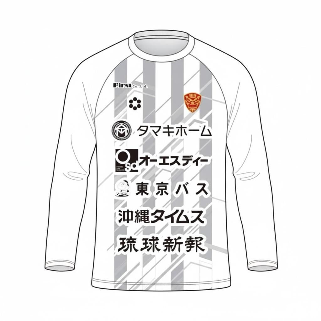2026 FC RYUKYU TRAINING SHIRT (L/S ) (WHT)