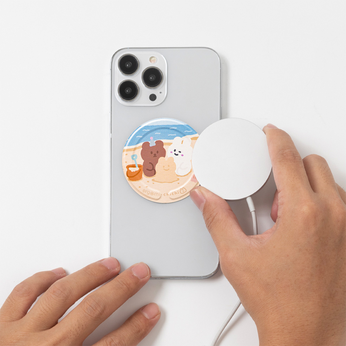 輕薄引磁片 (對位 MagSafe 磁吸使用) 【ergomi x 87小兔】