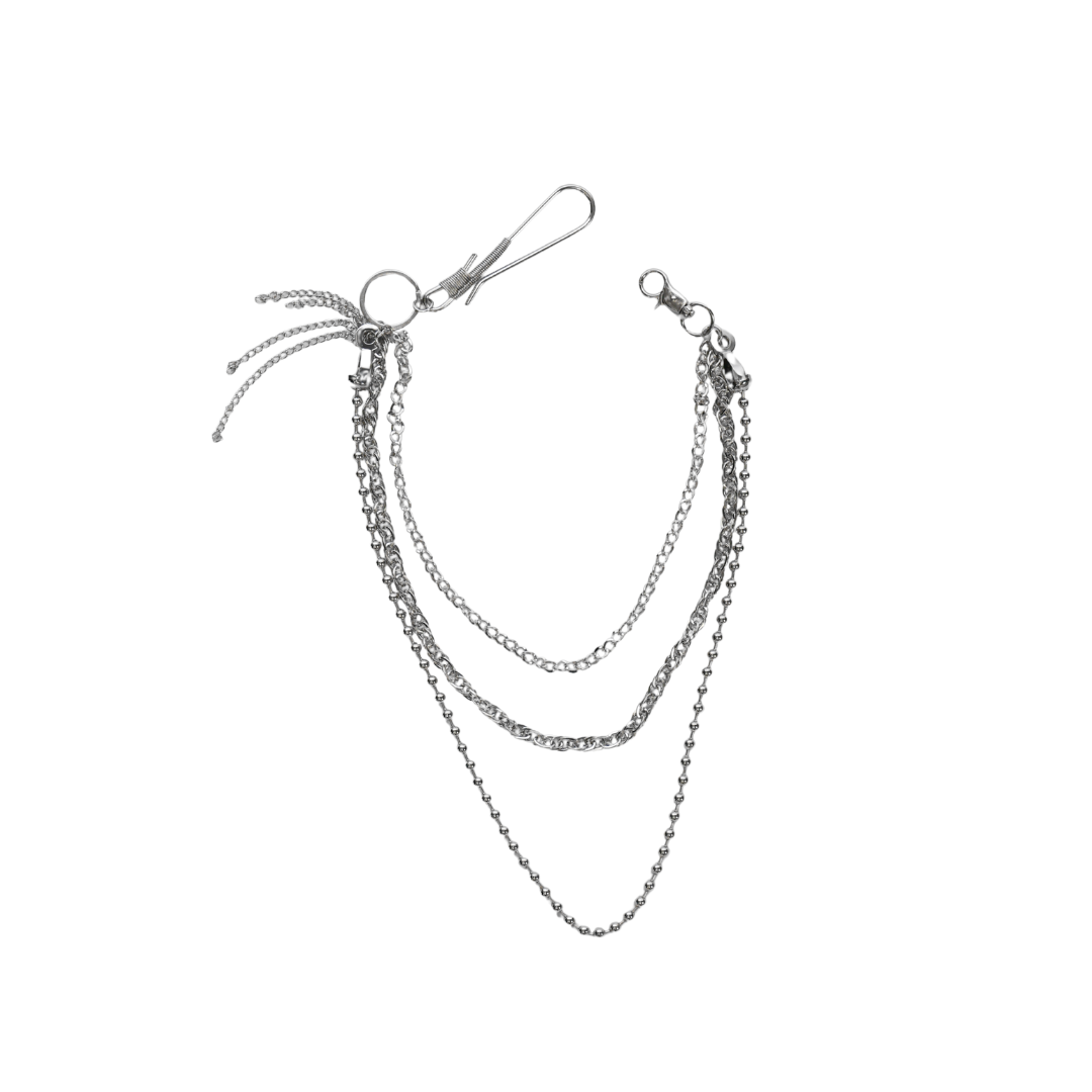 D.CLOSET 褲鏈 多層次鋼鍊 ACC2