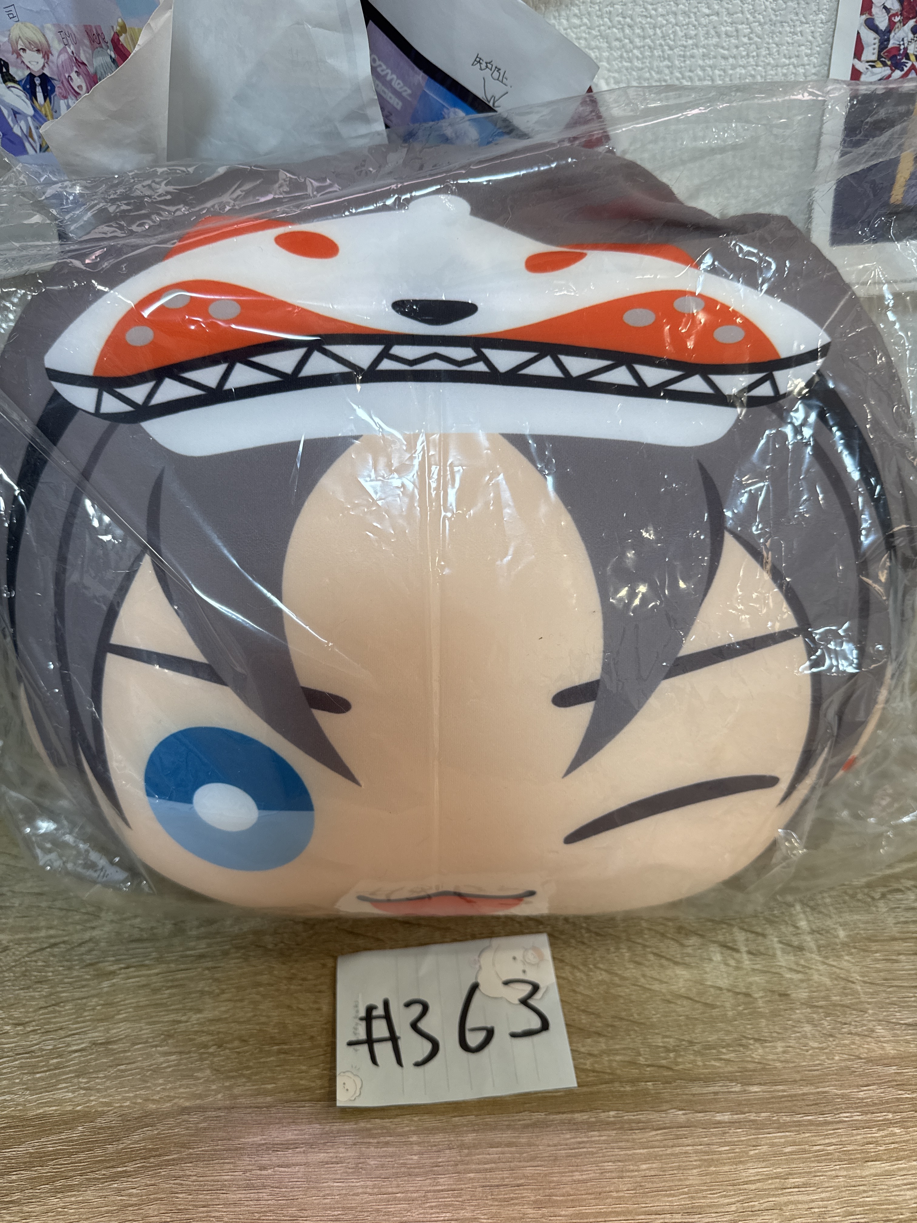 彩虹社 MYSTA 特大 豆豆 公仔 cushion  #363