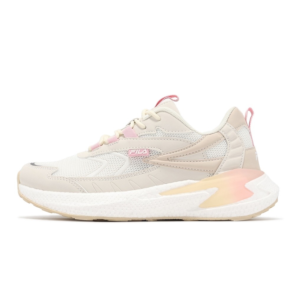 【下殺↘ $1290】FILA 休閒鞋 STARSHIP 米白粉 復古 運動鞋 女 5J301Y115