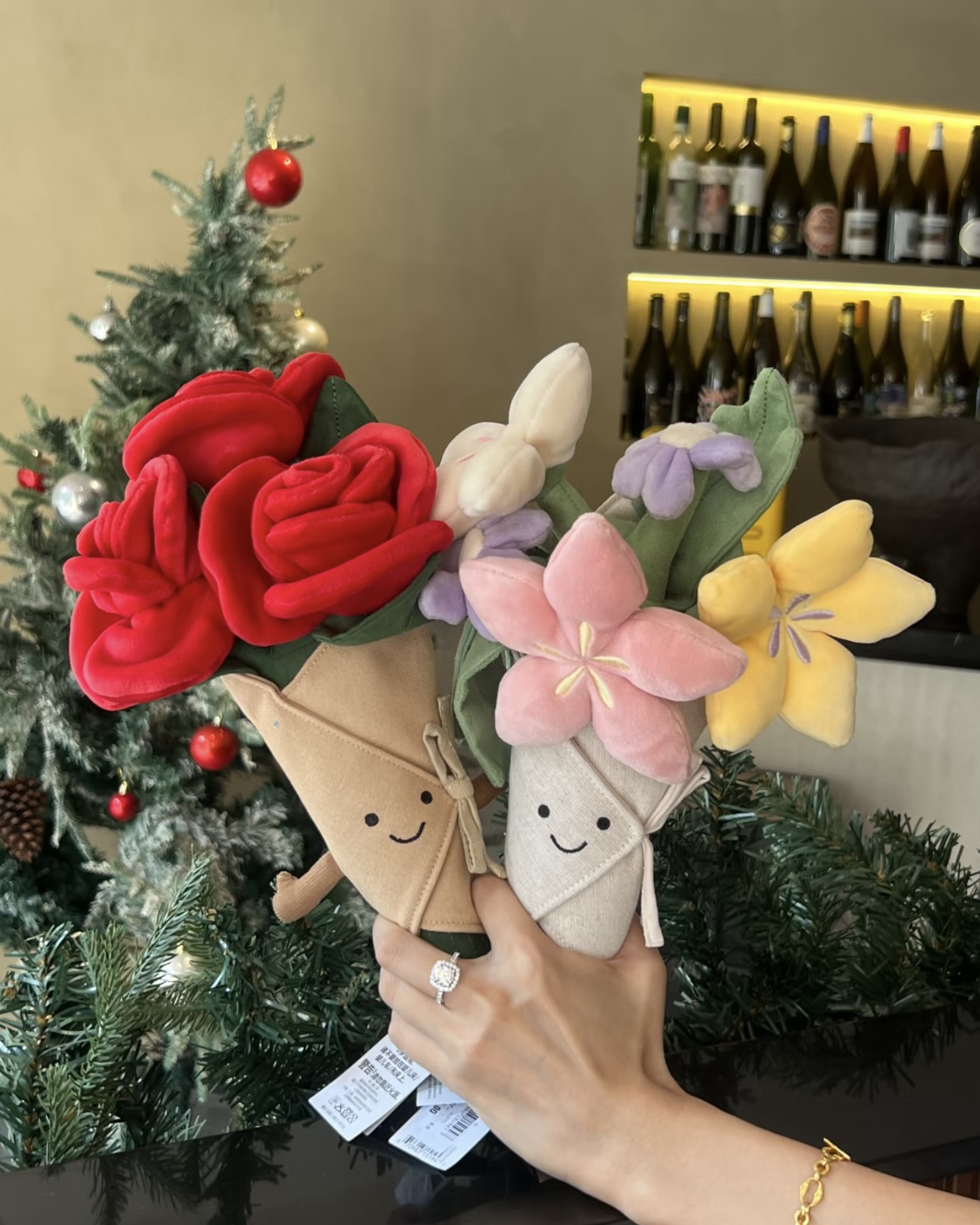 JELLYCAT 情人節系列 手捧花 花束 毛絨 玩偶 娃娃 共2款