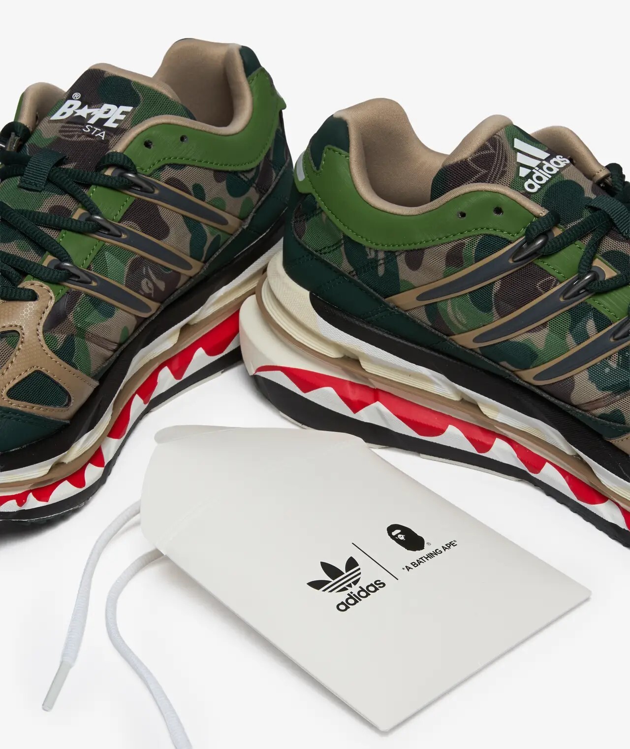【Focus Store】預購 BAPE x Adidas Harmony "Green Camo" 綠迷彩 KJ8850