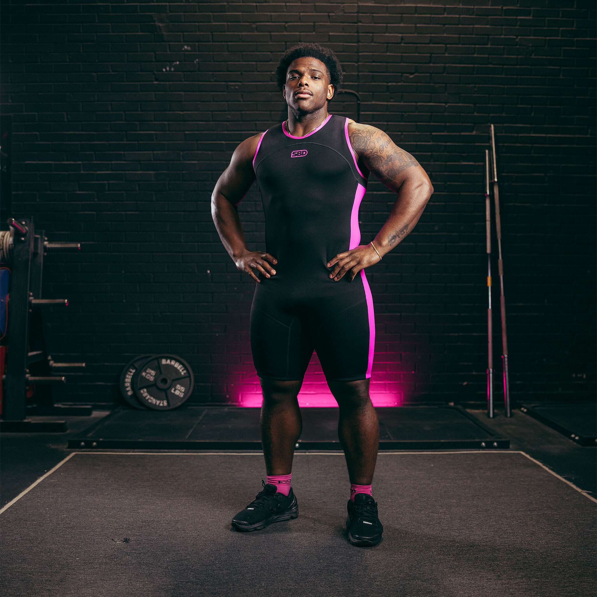 爆星系 - 舉重比賽連身衣 男版