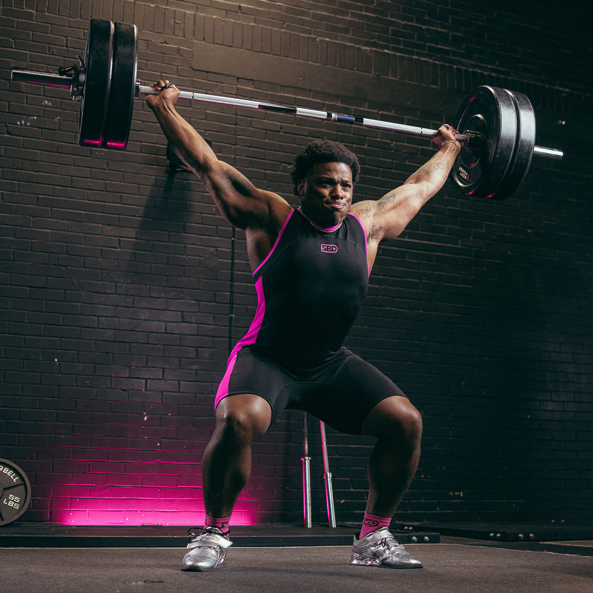 爆星系 - 舉重比賽連身衣 男版