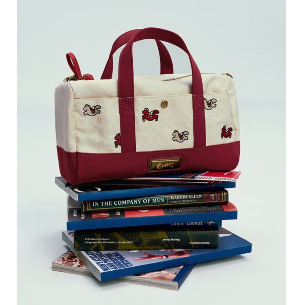 中性- CNY系列-馬年系列 RETRO SPORTS 小馬幸運波士頓包-亞麻色（U6AACPU51-L1）