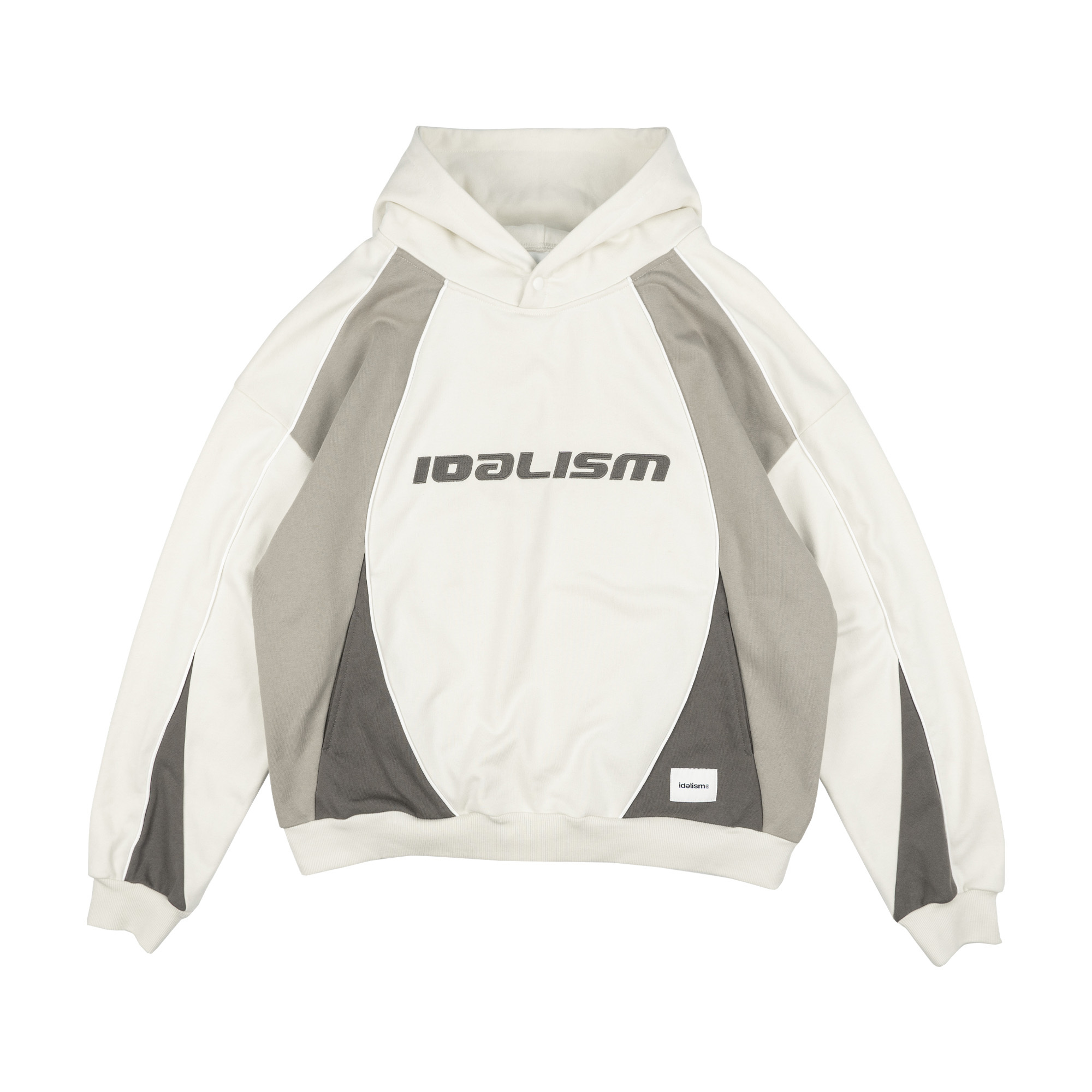 IDEALISM IDE Crew Hoodie 拼接 長袖 帽T 兩色