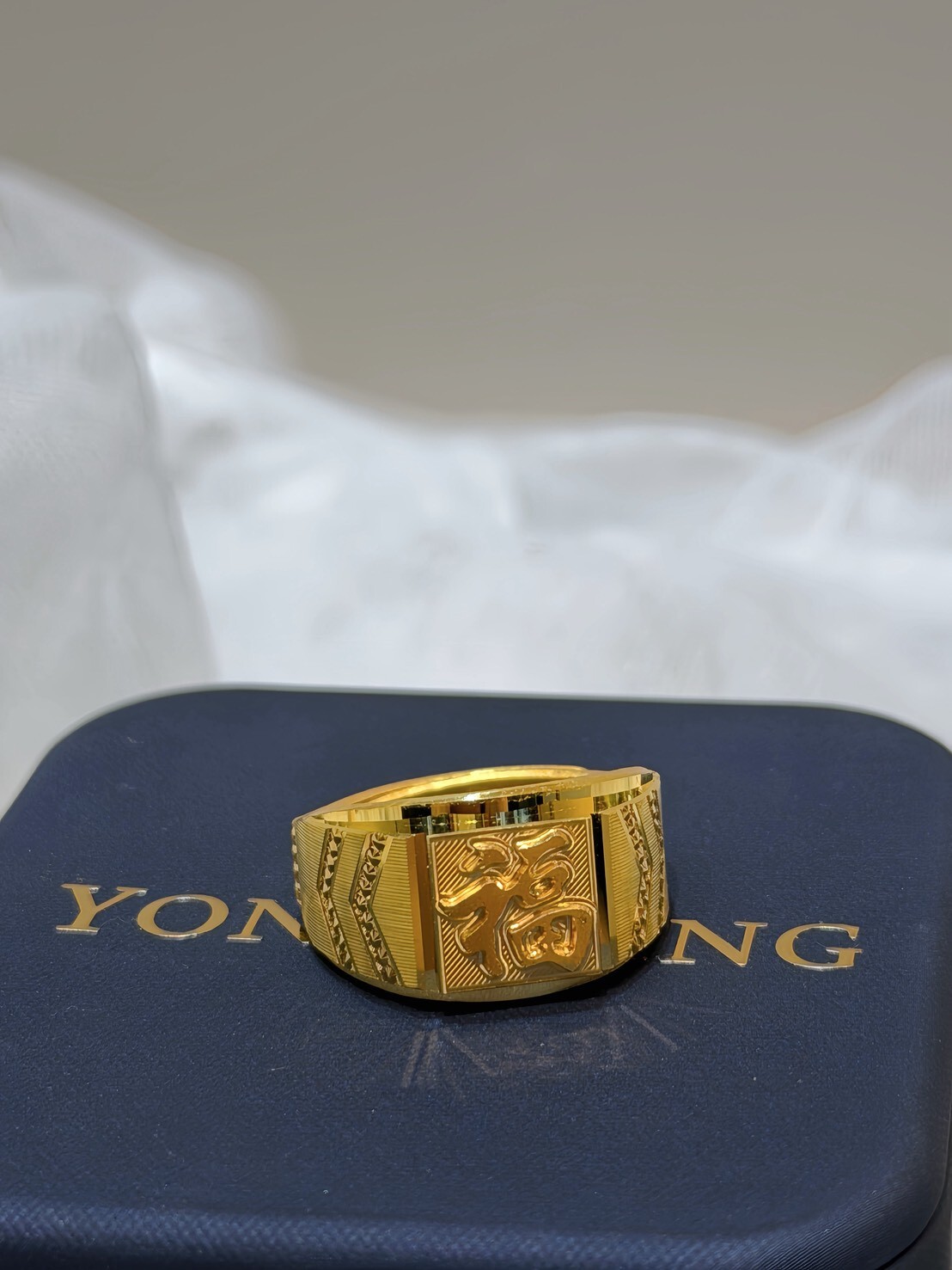 設計款特殊戒・純金福字款