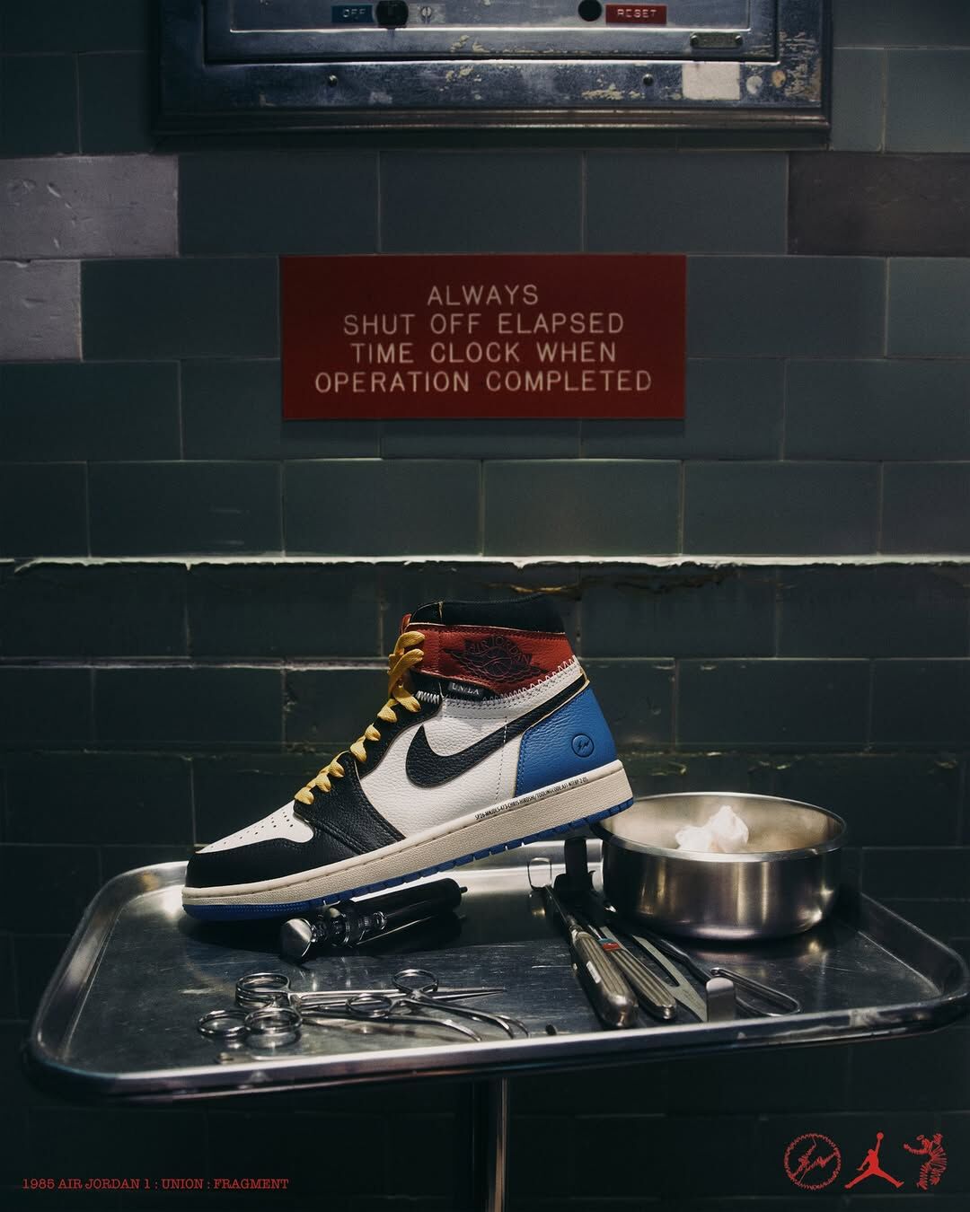 【Focus Store】預購 Union La × Fragment Design × Air Jordan 1 "Varsity Red" 三方聯名 藤原浩 閃電 IO7847-002