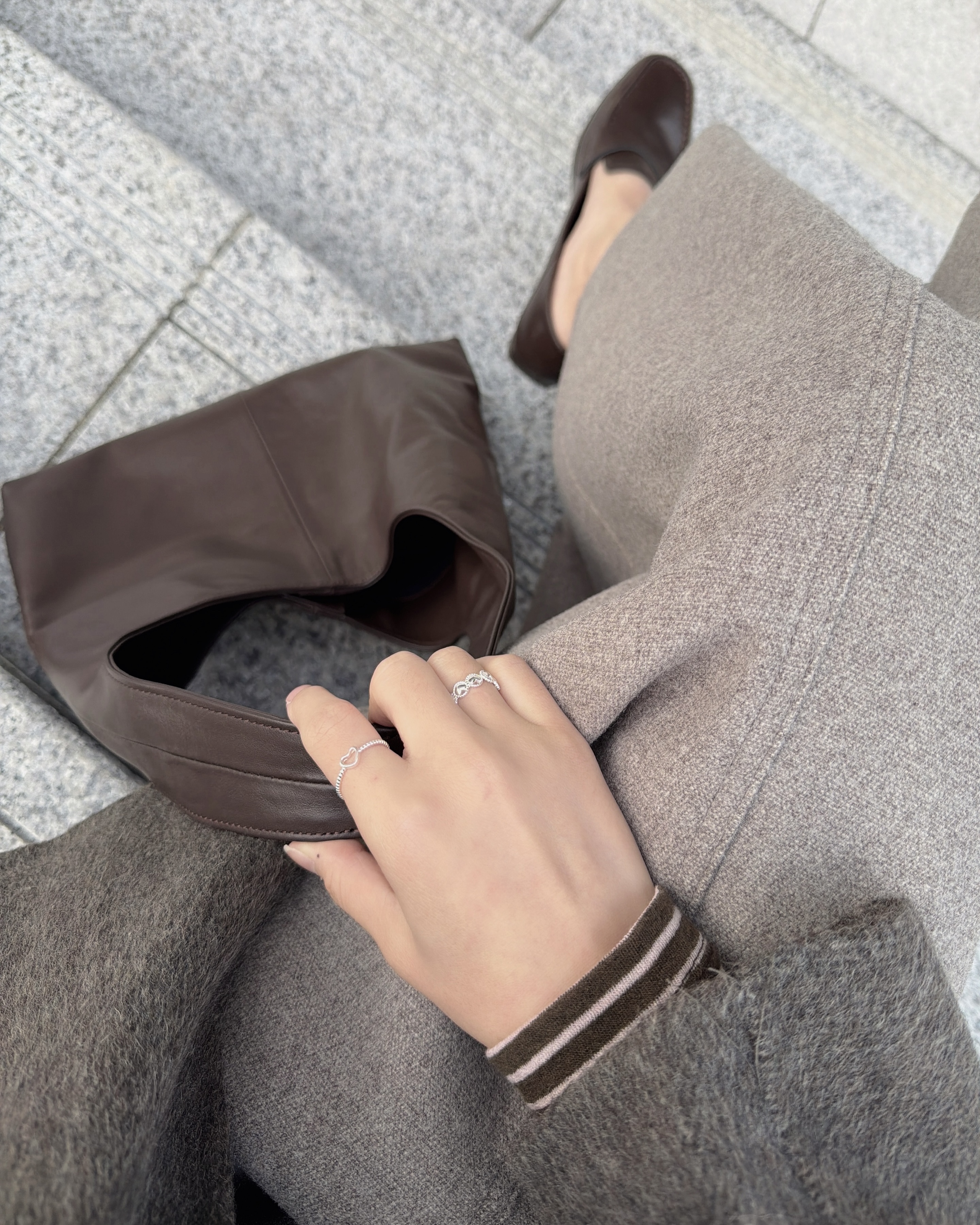 最貴棟質感簡約微霧光澤牛皮2WAY包(2色)