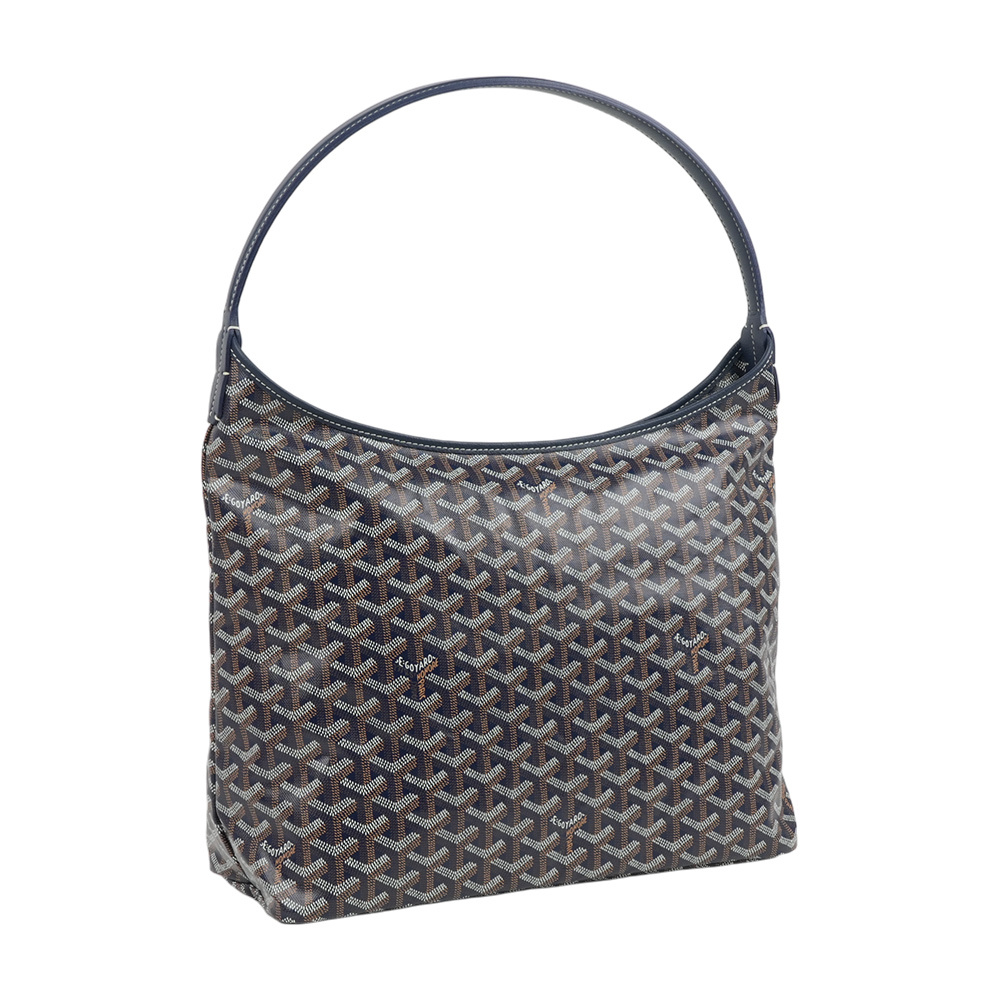 【GOYARD】Boheme Hobo 拉鍊肩背包(海軍藍)