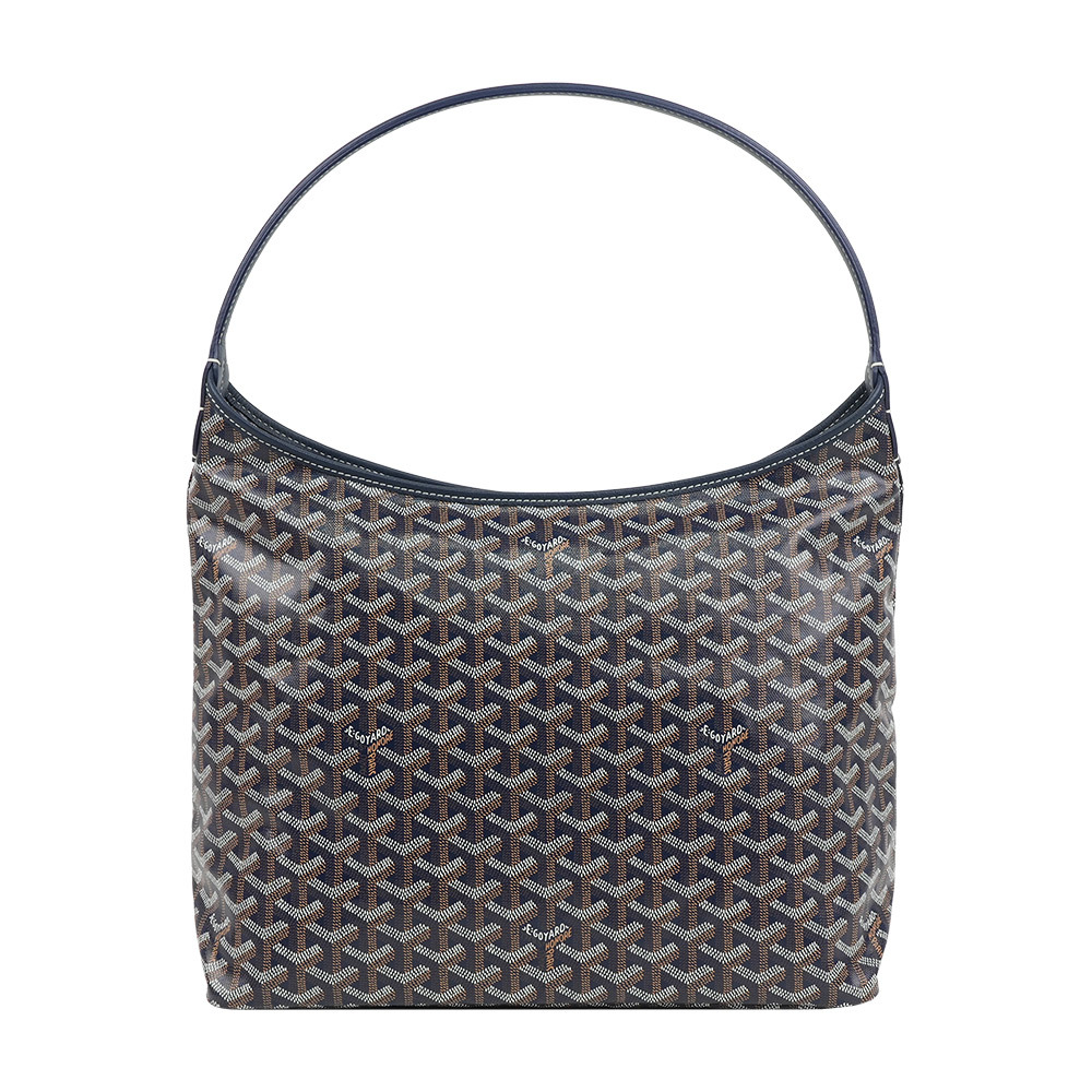 【GOYARD】Boheme Hobo 拉鍊肩背包(海軍藍)