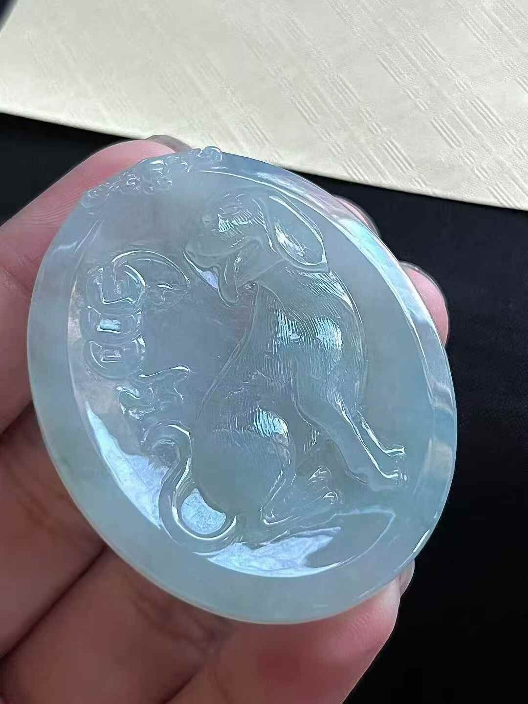 123311 翡翠生肖狗牌