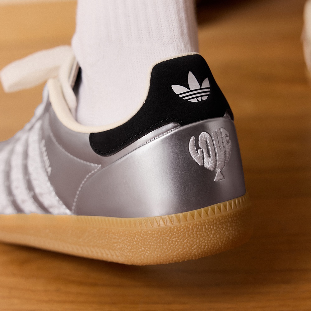 Adidas Samba JP 銀白 情人節 復古 皮革 德訓鞋 休閒鞋 男鞋 HP7105