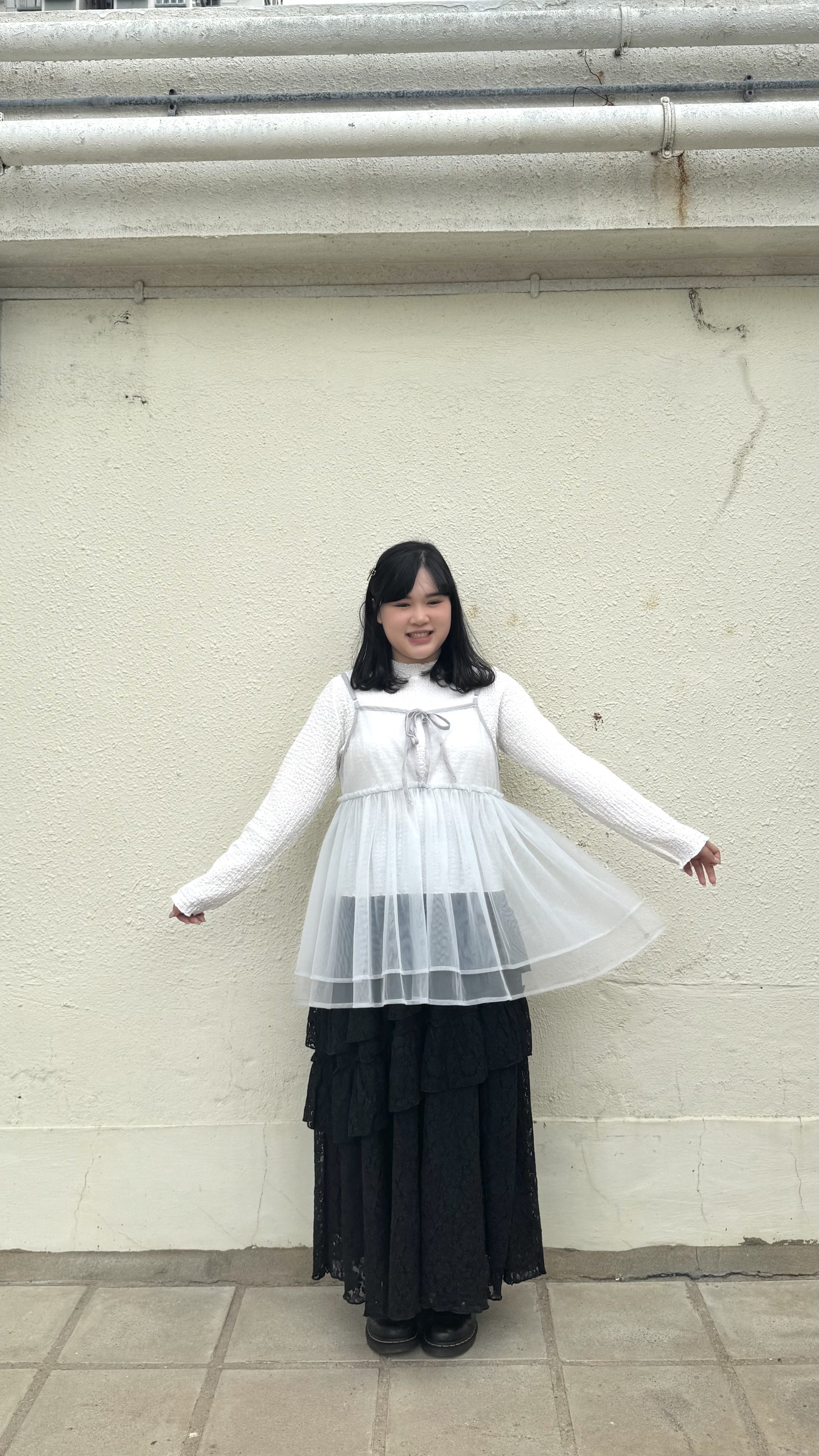 靚～紗紗綁帶吊帶