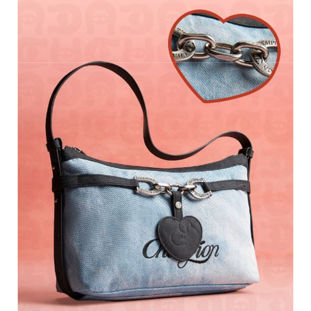 中性- CNY系列-情人節系列 心蹄愛心手提包-淺藍色（U6AACPU53-M1）