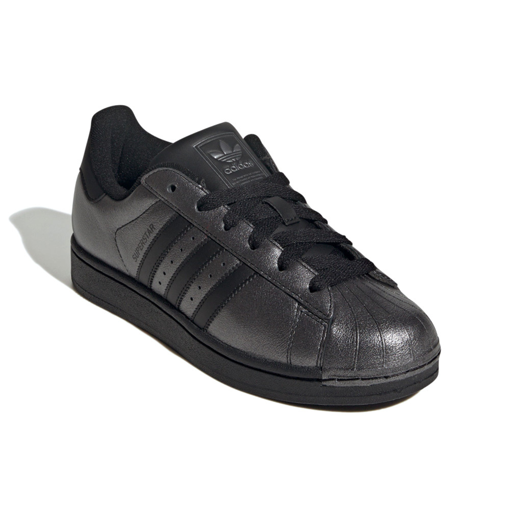 W Adidas Superstar II Black Iron Metallic 鐵黑 金屬 復古 貝殼鞋 休閒鞋 運動鞋 女鞋 IH1598