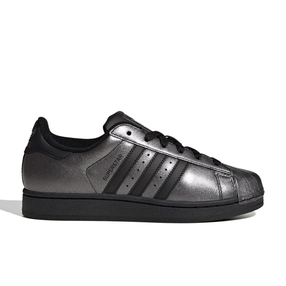 W Adidas Superstar II Black Iron Metallic 鐵黑 金屬 復古 貝殼鞋 休閒鞋 運動鞋 女鞋 IH1598