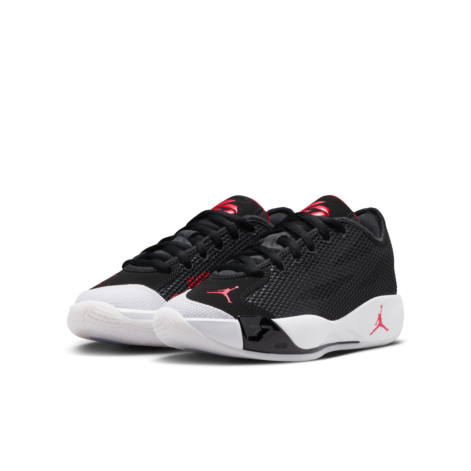 女生尺寸 大童鞋 NIKE JORDAN LUKA .77 GS 黑白紅 網布 緩震 籃球 運動鞋【IH0573-001】
