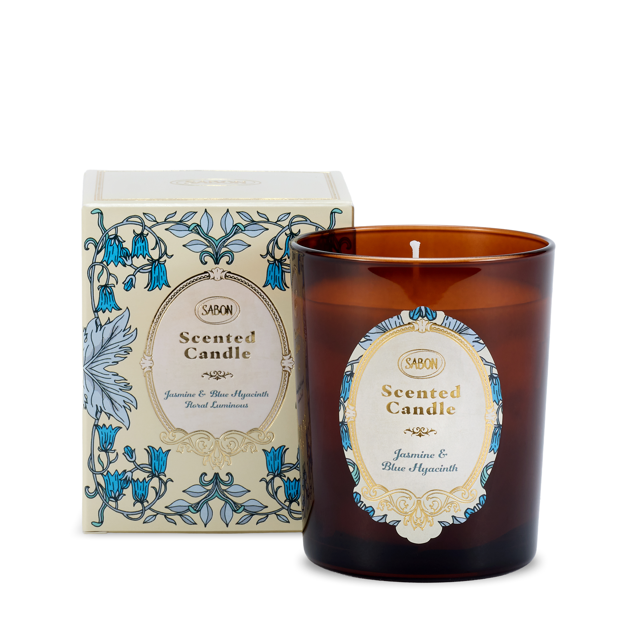 茉莉與藍色風信子香氛蠟燭 180克