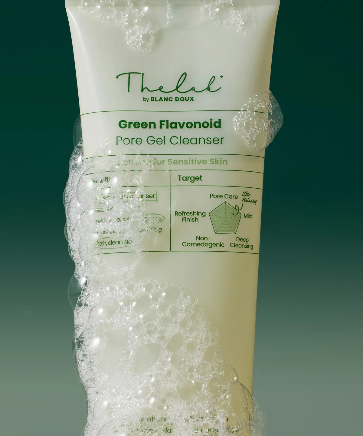 THE LAB BY BLANC DOUX 綠色黃酮深層毛孔水凝膠潔顏乳 120ml