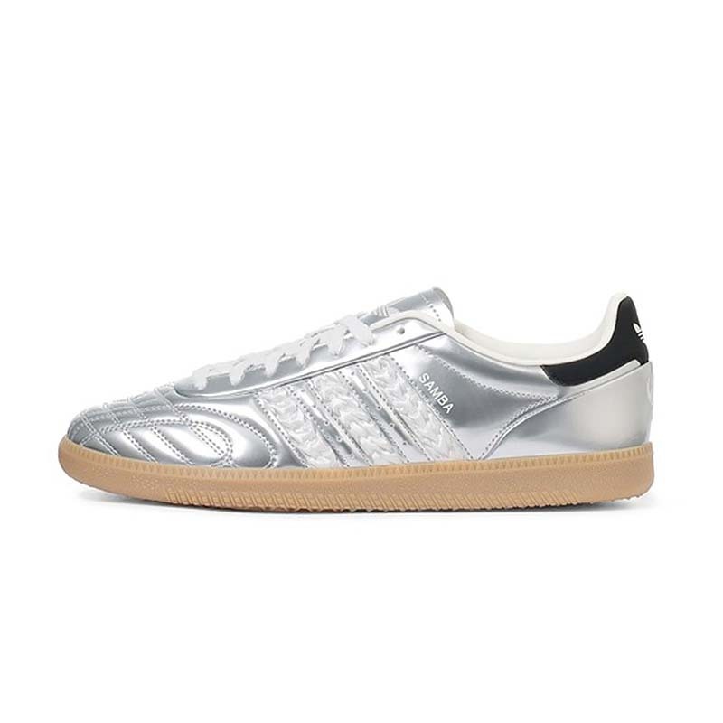 Adidas V-DAY X SAMBA JP 情人節 德訓鞋 復古 銀色 男女鞋 HP7105 [台灣現貨]