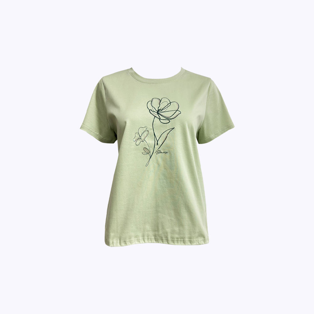 清新花線純棉上衣