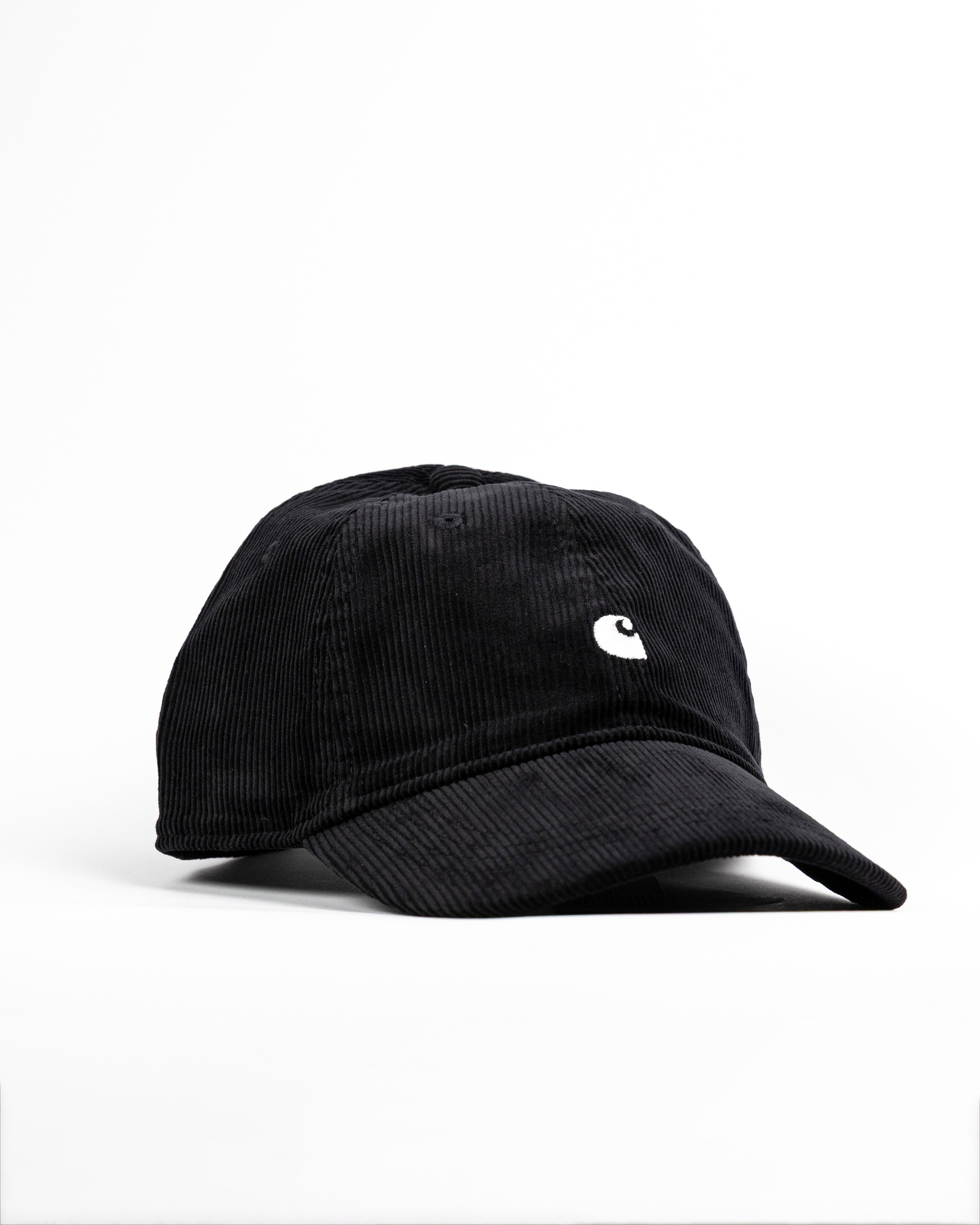 (E13d05)-CARHARTT WIP HARLEM CAP 刺繡 LOGO 燈芯絨 棒球帽 黑/咖/綠/卡其-I036729