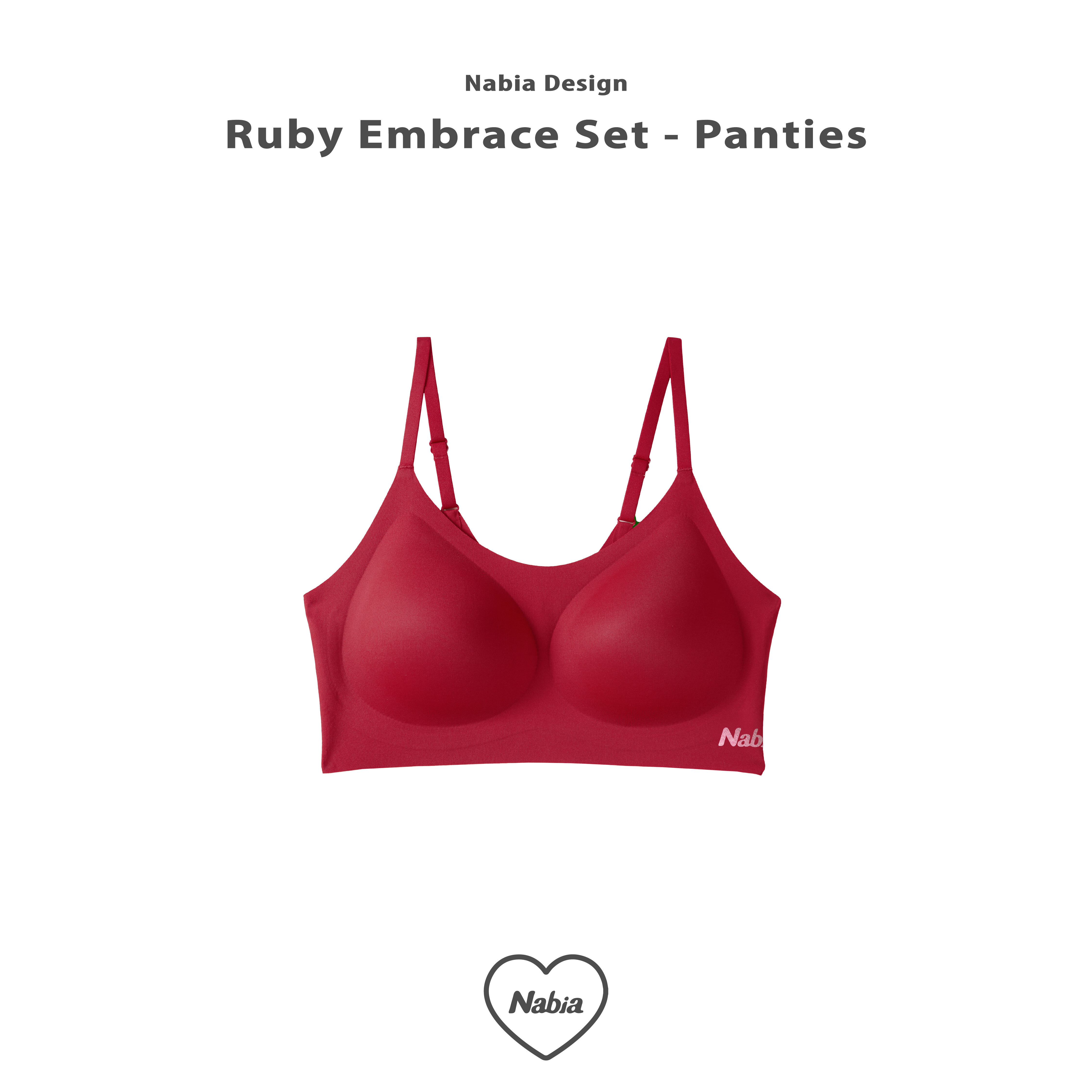 會呼吸的無痕內衣 - 發財紅