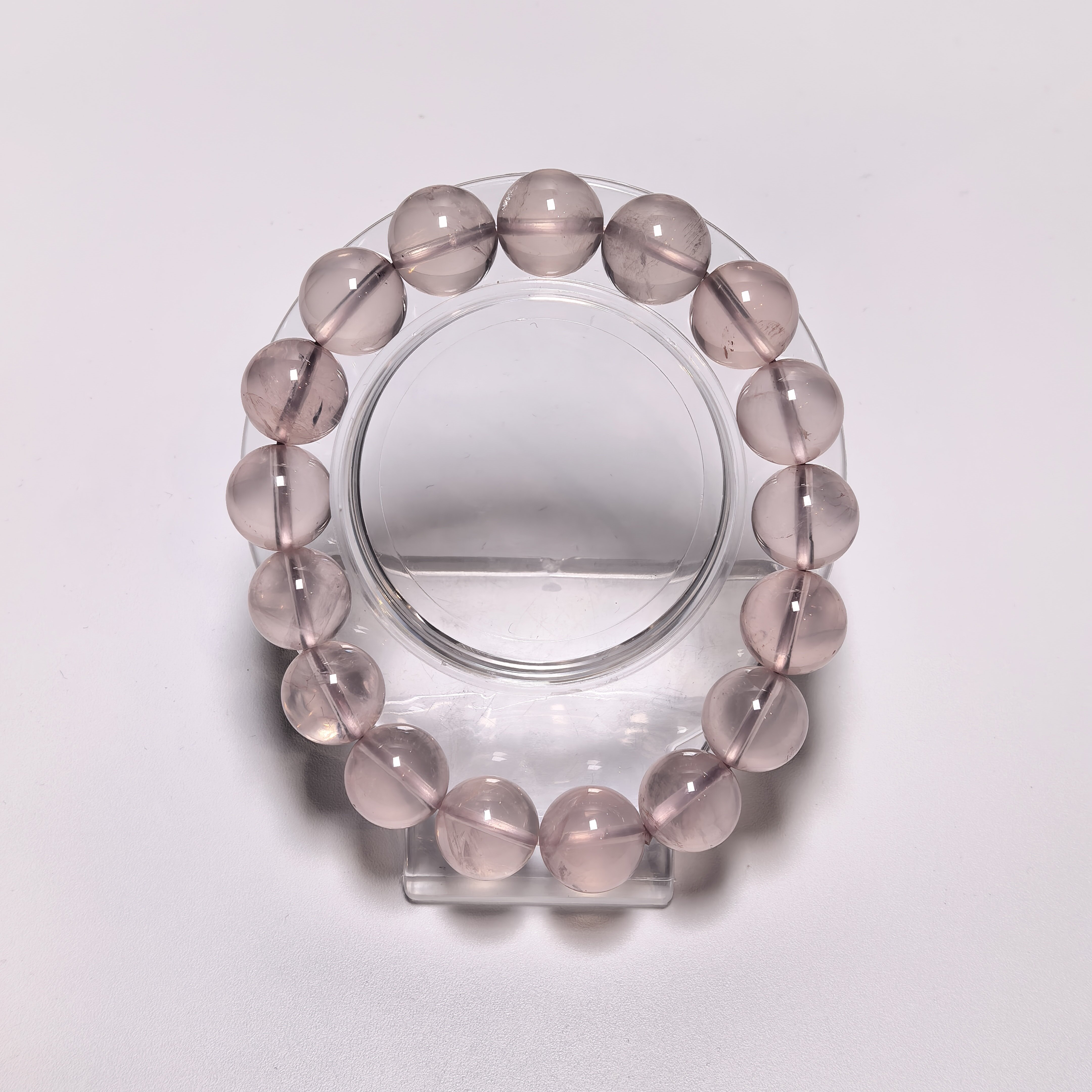 莫桑比克粉晶手串12m+