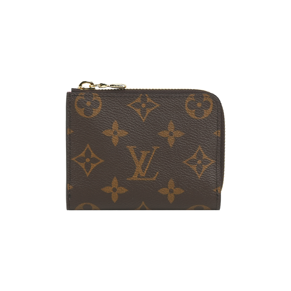【Louis Vuitton】*日本限定* Noa Monogram 塗層帆布拉鍊短夾(粉色)