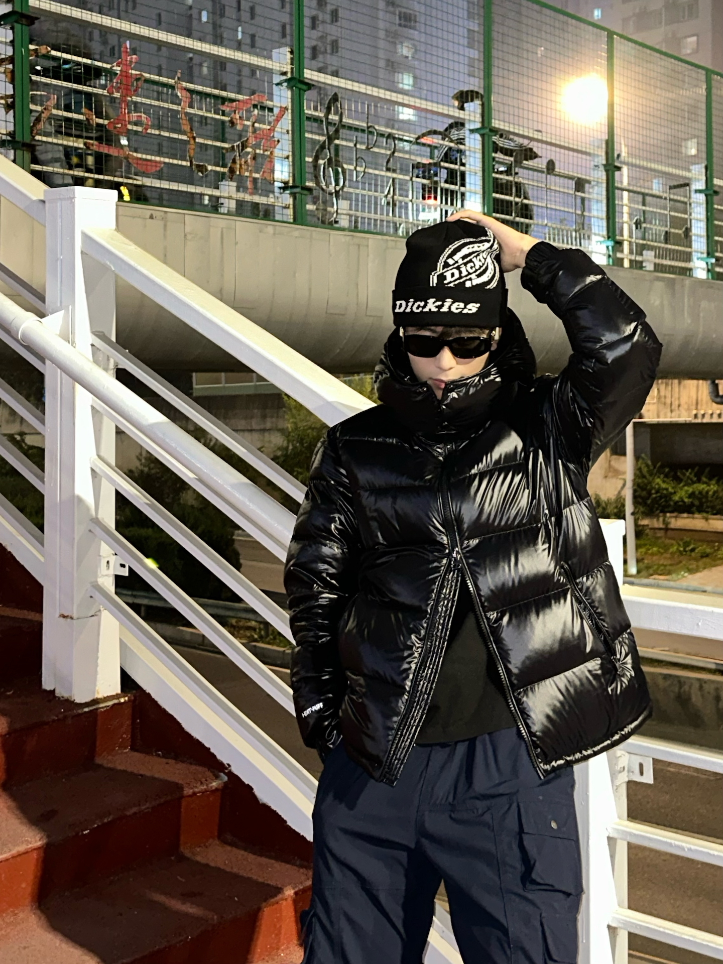 代購-Dickies 針織冷帽 Logo 美式復古街頭保暖 男女同款情侶款 D254UQ059