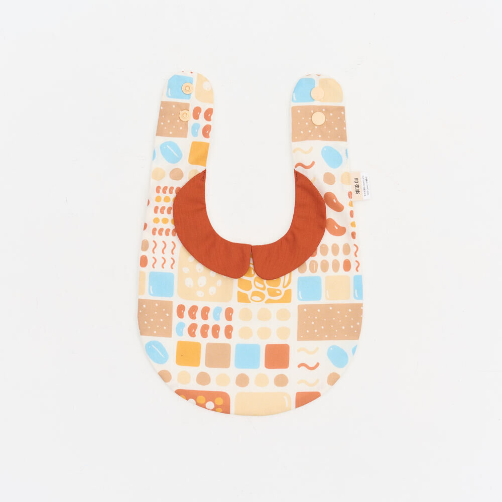 印花樂小圓領口水巾/呼呼熱甜湯/牛奶花生