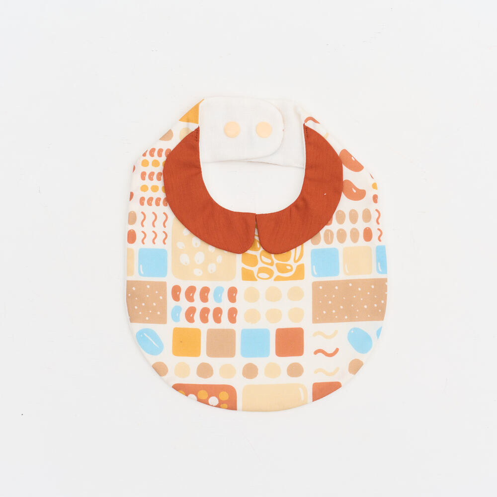 印花樂小圓領口水巾/呼呼熱甜湯/牛奶花生