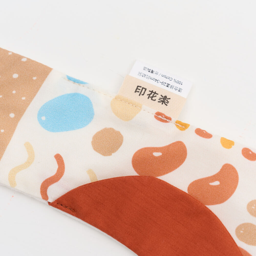 印花樂小圓領口水巾/呼呼熱甜湯/牛奶花生