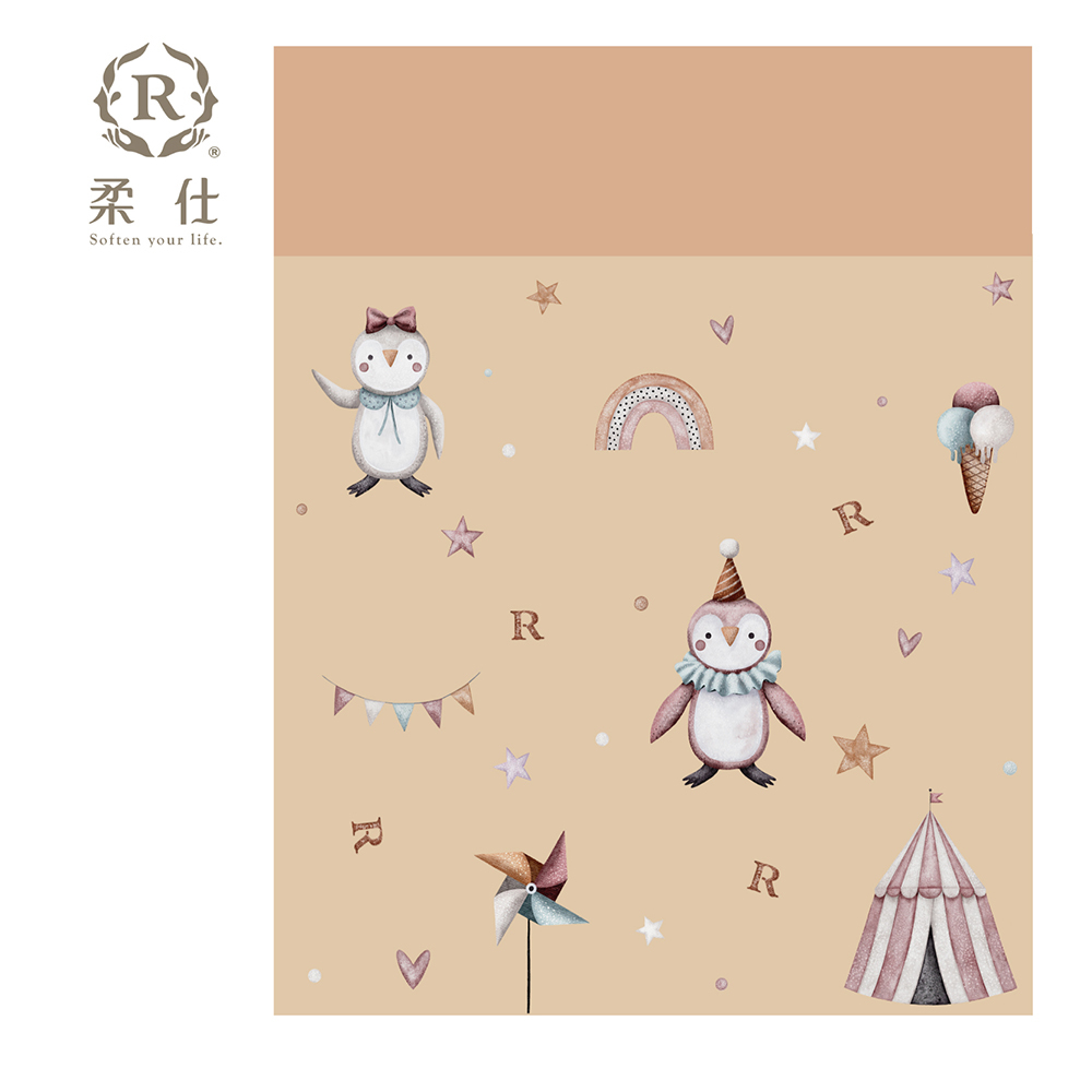 【Roaze 柔仕】雙面雲朵涼被 (小) | 企鵝團團轉