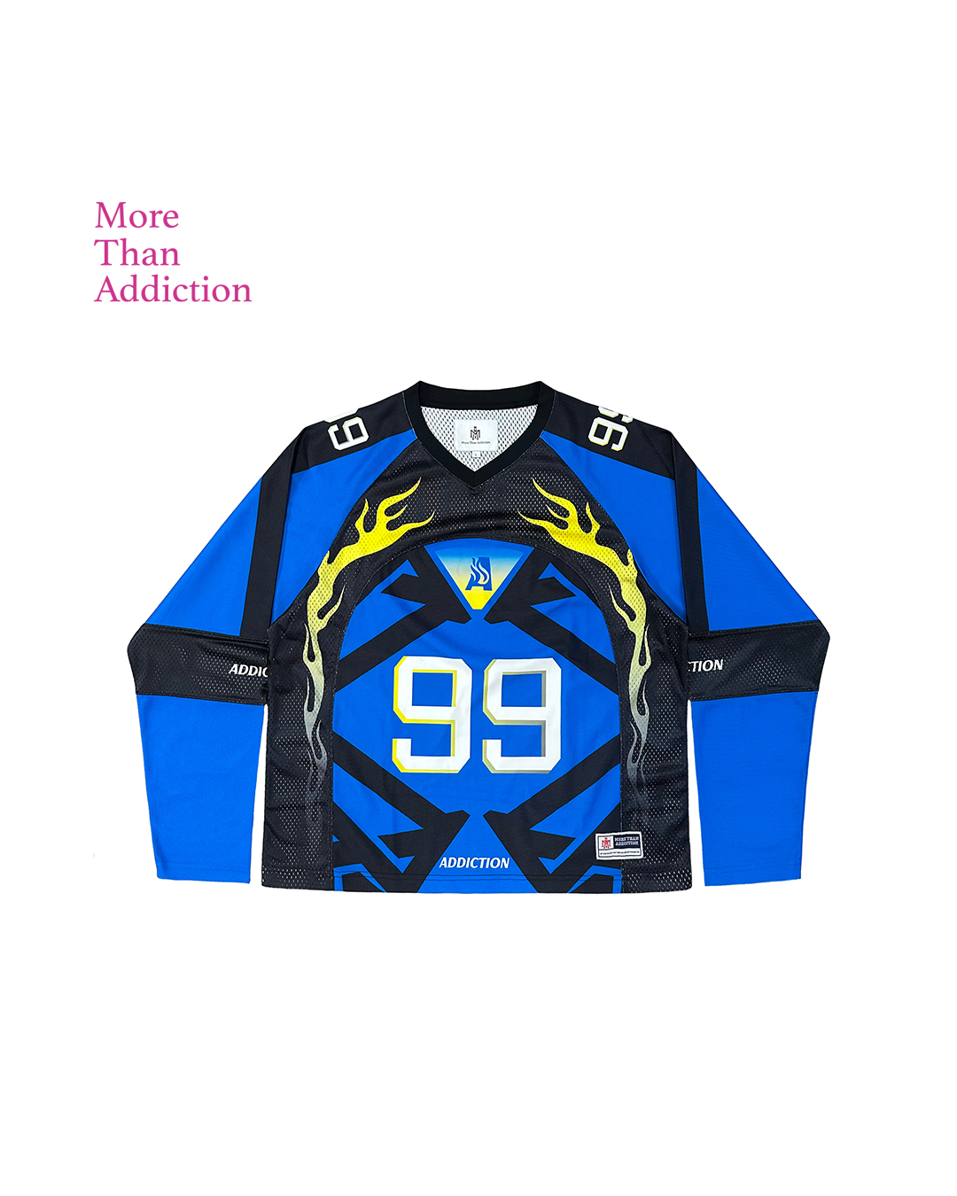 【逢甲 FUZZY】MTA More Than Addiction 99 Jersey 網格 球衣 M25AWJR01