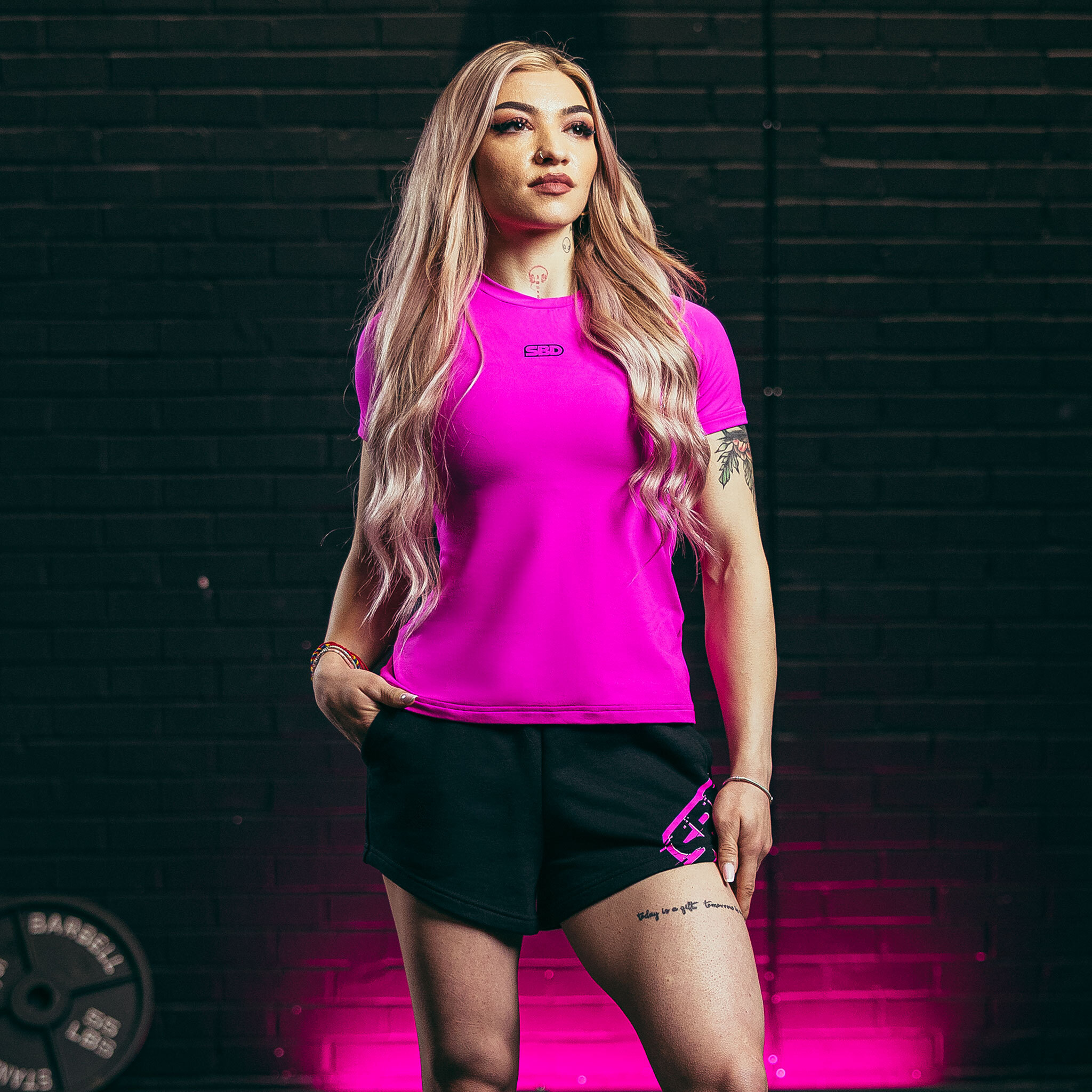 爆星系 訓練短褲 女版