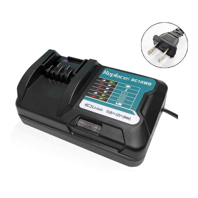 附發票｜DC10WD｜牧田通用快速充電器 10.8V-12V 替代Makita牧田DC10WD充電器
