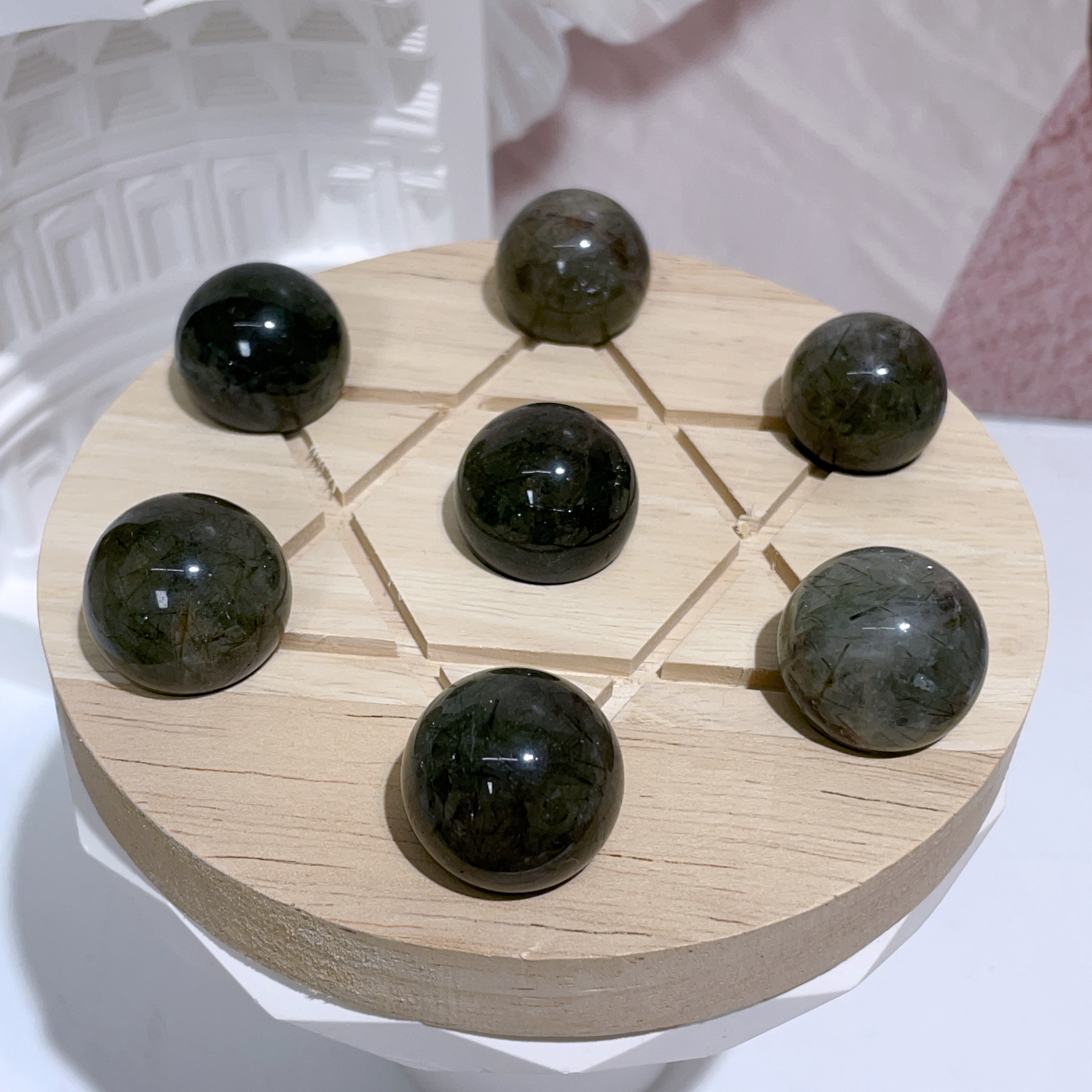 綠髮晶球七星陣連七星陣木盤
