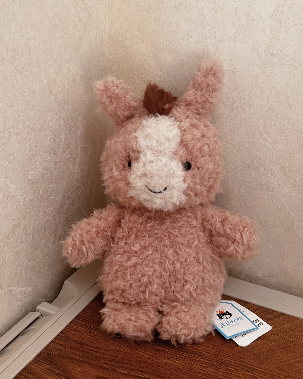 JELLYCAT 小短腿系列 淺粉棕 小馬 毛絨 玩偶 娃娃 18cm