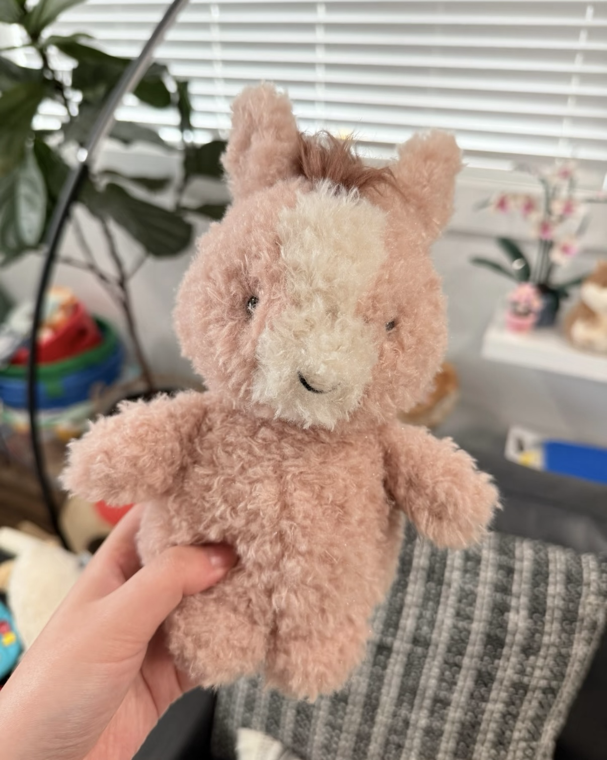 JELLYCAT 小短腿系列 淺粉棕 小馬 毛絨 玩偶 娃娃 18cm