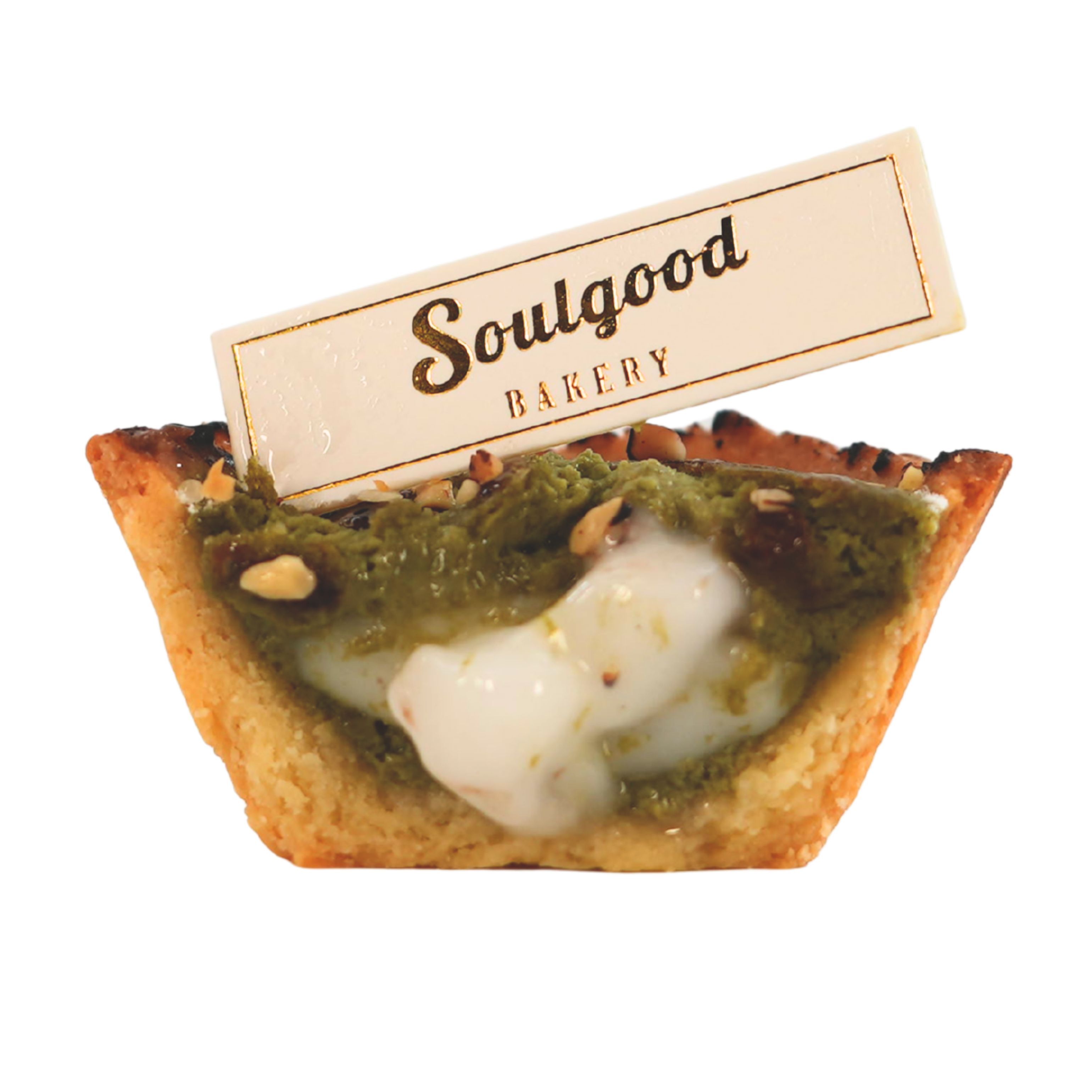 抹茶 迷你麻糬巴斯克芝士撻