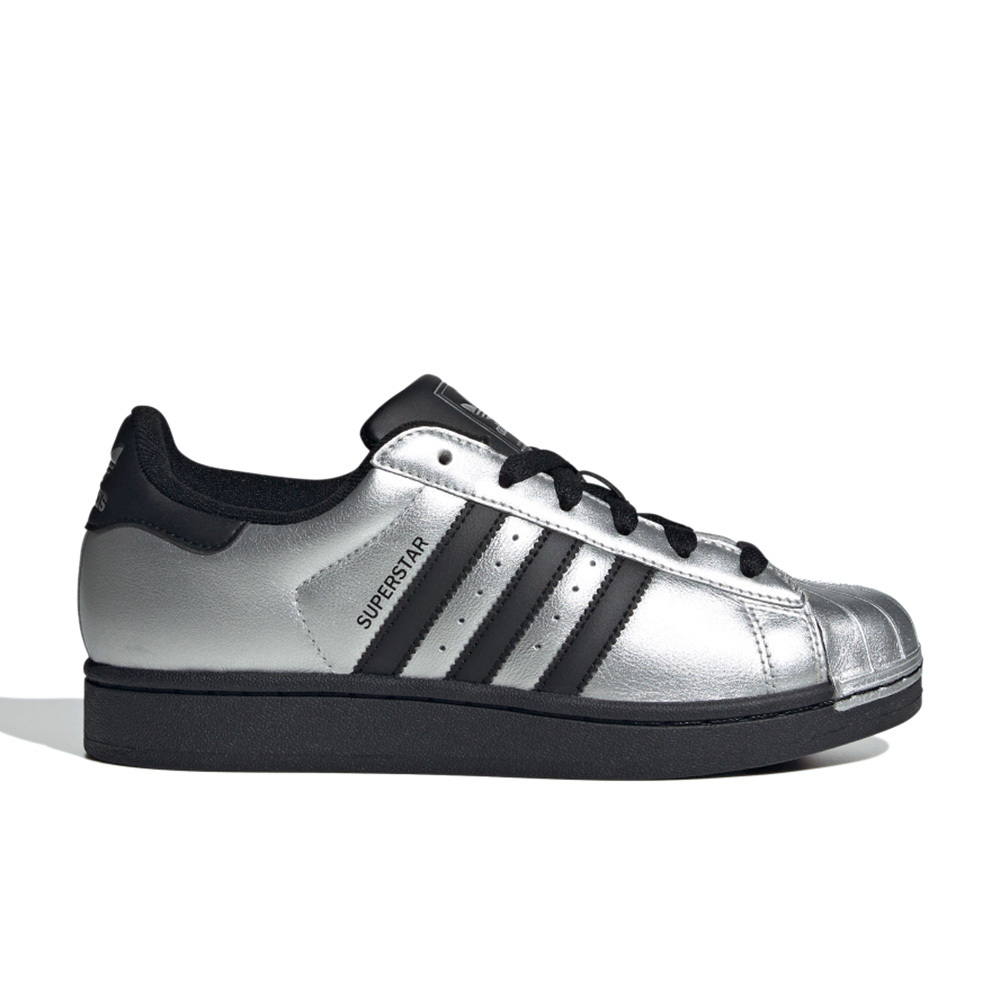 W Adidas Superstar II Silver Metallic Black 銀黑 金屬 復古 貝殼鞋 休閒鞋 運動鞋 女鞋 IH1599
