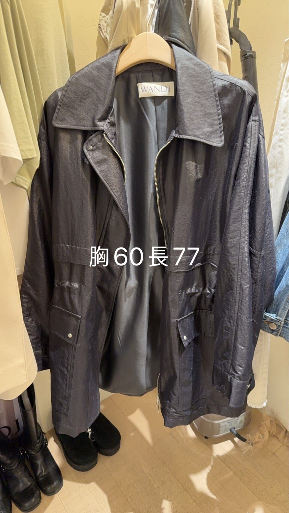 WJ5506 韓系風衣外套 *特價* (充值購物金不適用)