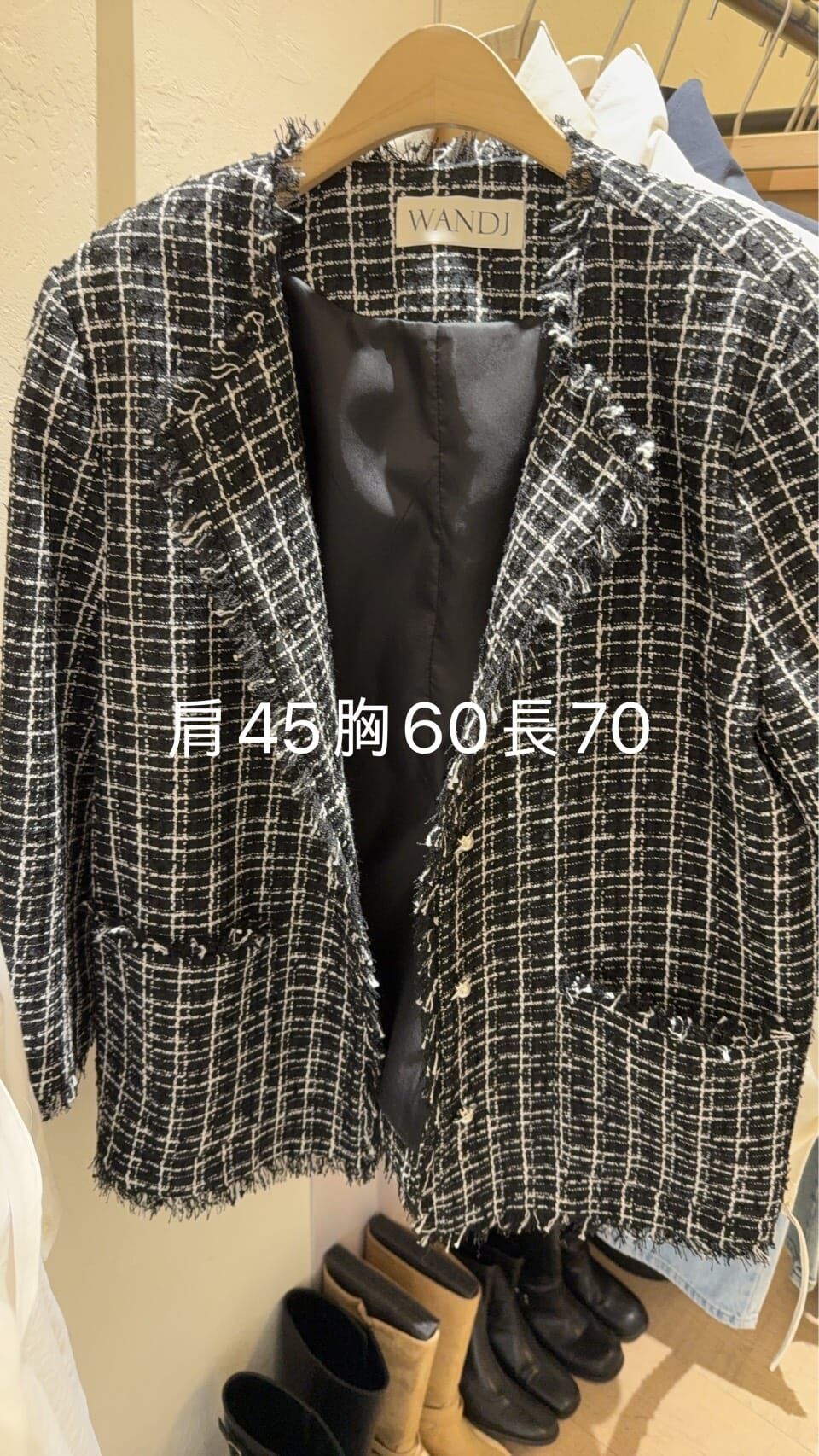 WJ5517 小香流蘇邊外套 *特價* (充值購物金不適用)